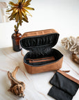Mens Leather Toiletry Bag