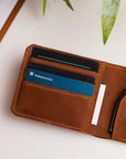 Monogrammed Leather Wallet