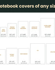 Notebook Covers Size Banner