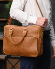 Personalized Leather Messenger Bags