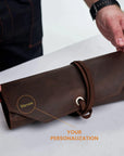 Small Tool Roll — Premium Personalized Handmade Leather | Pikore
