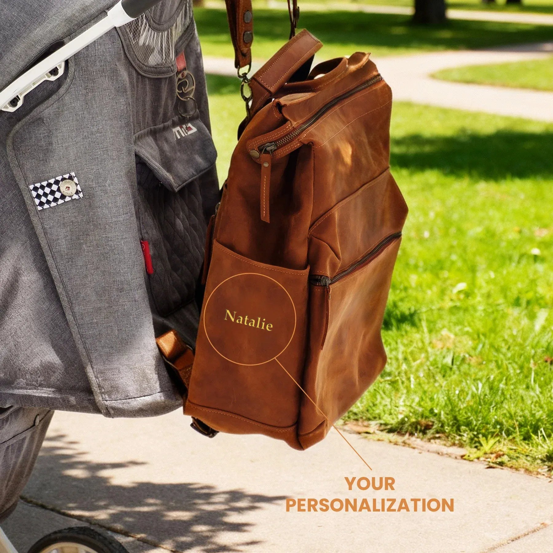 brown leather diaper bag backpack Best Leather Diaper Bag Backpack – Stylish Baby Bag for Parents Green