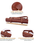 Leather Drumstick Roll Bag - Pikore