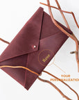 Money Envelope — Premium Personalized Handmade Leather Wallet | Pikore