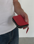 Leather Zipper Wallet