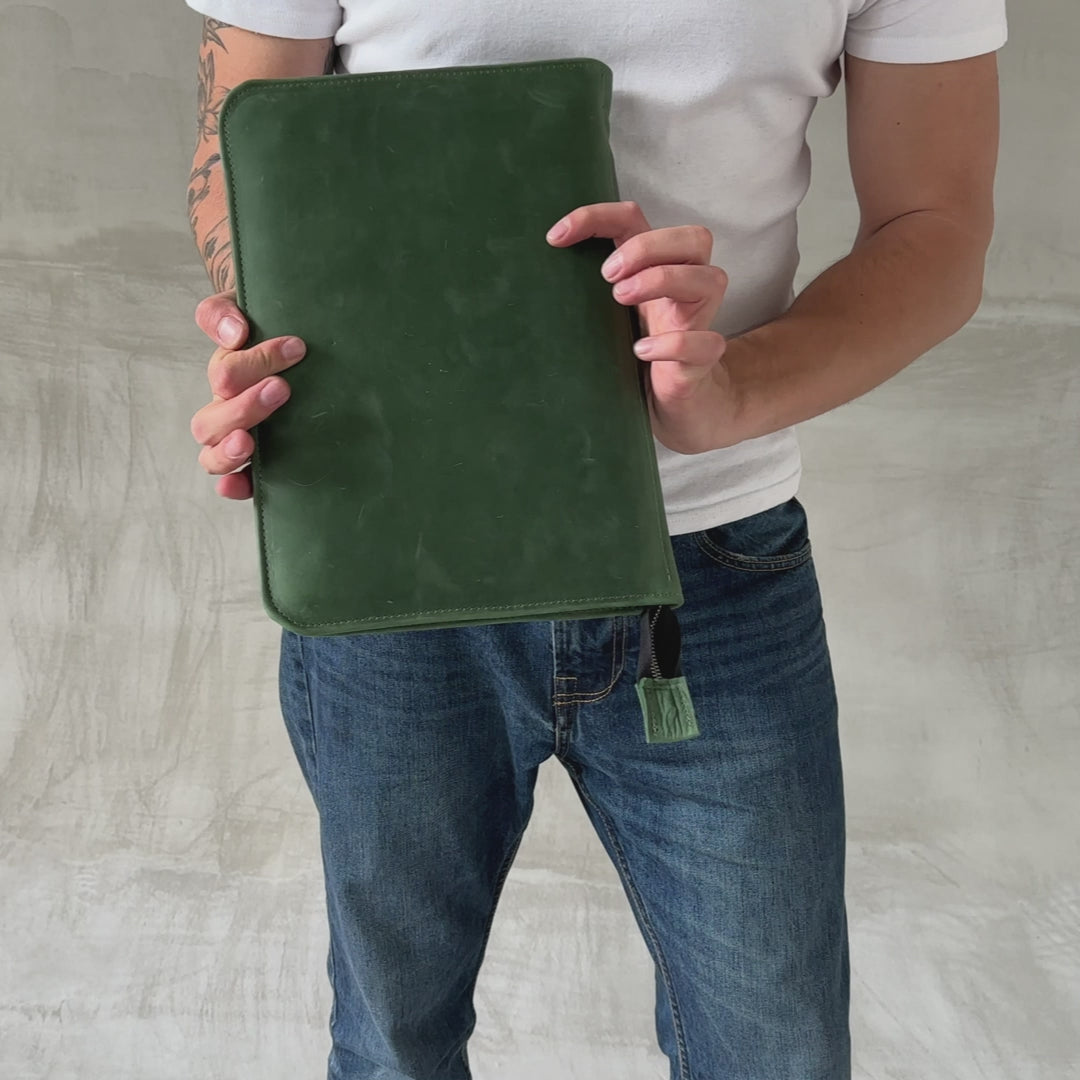 Custom Leather Portfolio