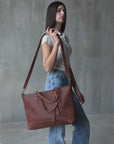 Leather Tote for Women