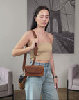 Leather Water Bottle Holder
