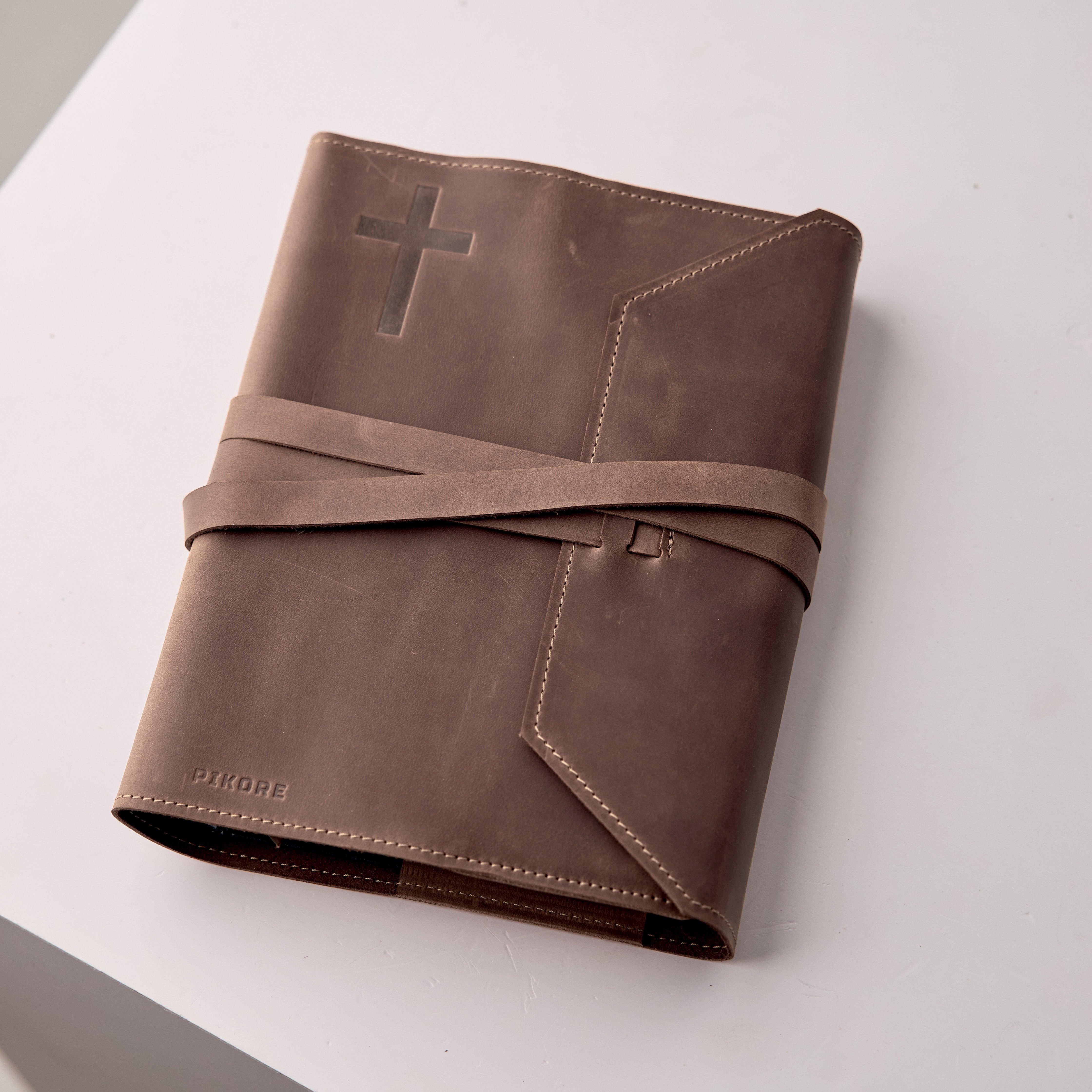 Real Leather Bible Case