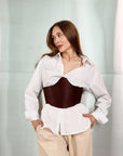 Real Leather Corset