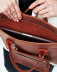 Real Leather Laptop Bag