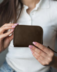 Small Wallet with Zipper