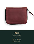 Small Zip Wallet Size Banner