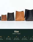 Storage Bin Size Banner