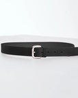 Thin Black Belt for Dress