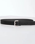 Thin Black Belt for Dress