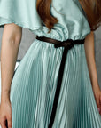 Thin Brown Knot Belt