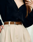 Thin Leather Belt