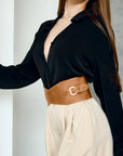 Underbust Corset Belt Leather