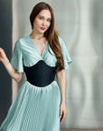 Wide Leather Corset Belt