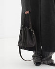Womens Leather Bucket Purse