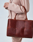 Woven Leather Bag