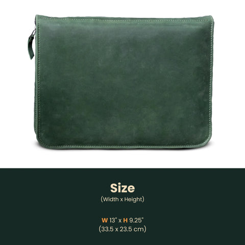 Zipper Portfolio Size Banner