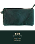 Zipper Pouch Size Banner