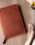 Zippered Leather Portfolio