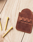 Leather golf tag - Pikore