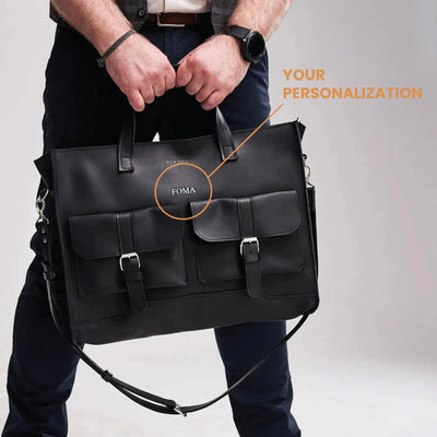Messenger Bag — Premium Personalized Handmade Leather  | Pikore