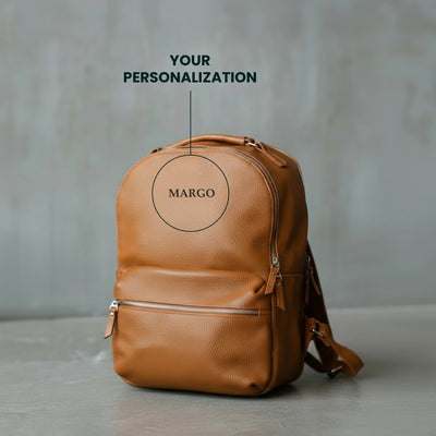 Laptop Backpack — Premium Personalized Handmade Leather Backpack | Pikore