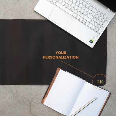 Desk Pad Classic — Premium Personalized Handmade Leather  | Pikore