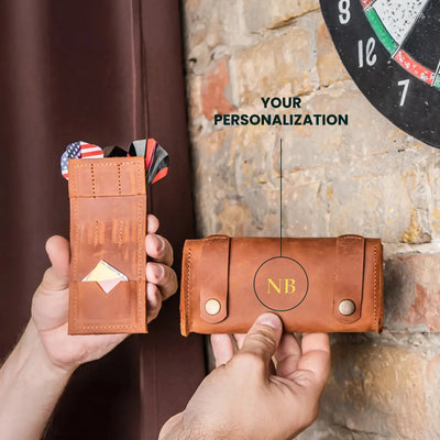 Dart Case — Premium Personalized Handmade Leather Dart Case | Pikore