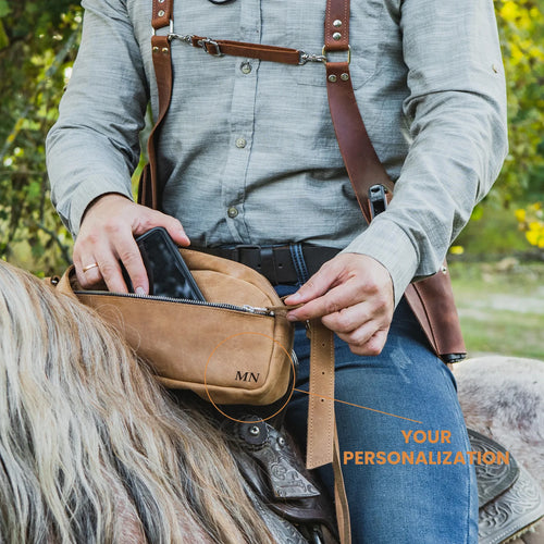 Saddle Bag Classic — Premium Personalized Handmade Leather Saddle Bag | Pikore