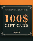 Pikore Leather Gift Card — Premium Personalized Handmade Leather Add-ons | Pikore