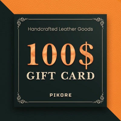 Pikore Leather Gift Card — Premium Personalized Handmade Leather Add-ons | Pikore