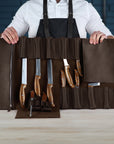 The Professional's Leather Knife Roll