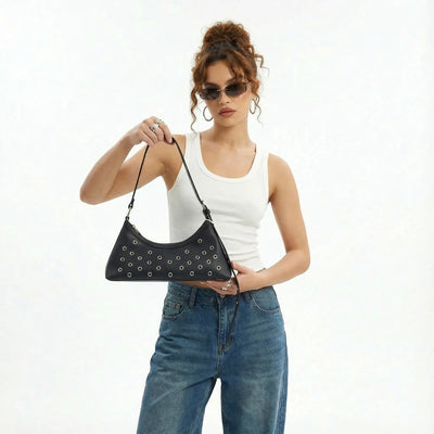 Studded Shoulder Bag
