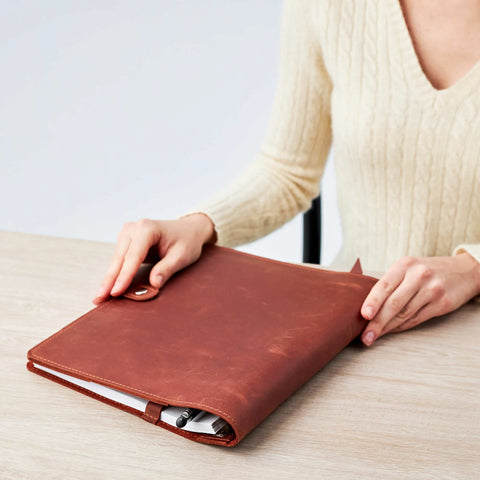 Leather Ring Binder Cover