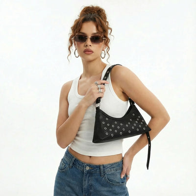 Studded Shoulder Bag