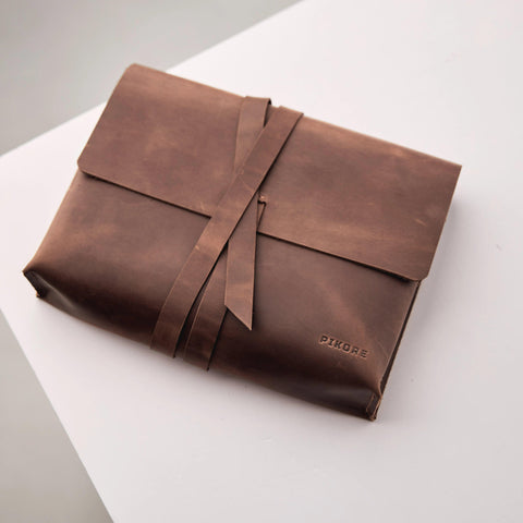 Leather Book Sleeve - Pikore