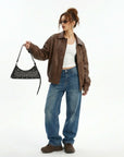 Studded Shoulder Bag