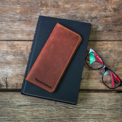 Leather Checkbook Wallet — Premium Personalized Handmade Leather Add-ons | Pikore