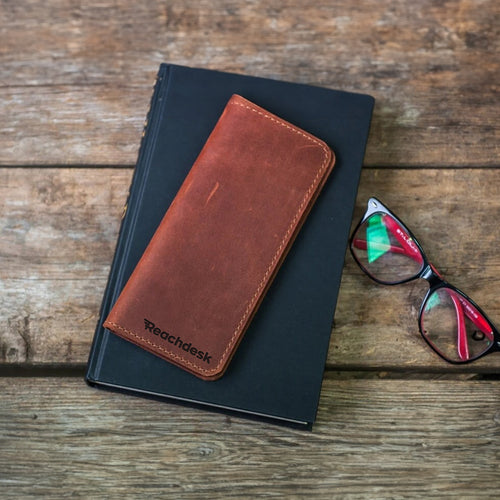 Leather Checkbook Wallet — Premium Personalized Handmade Leather Add-ons | Pikore