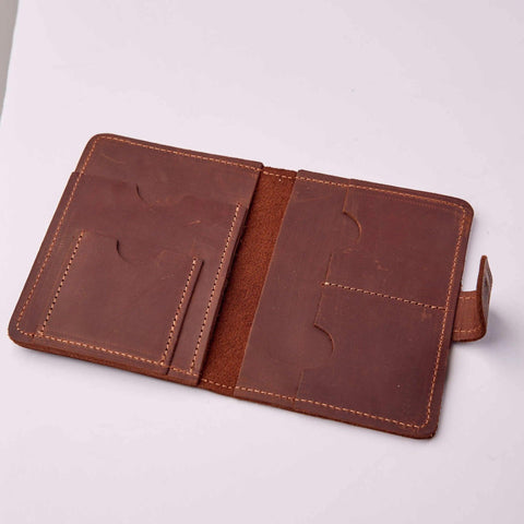 Leather Passport Wallet - Pikore