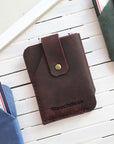 Leather Card Holder — Premium Personalized Handmade Leather Add-ons | Pikore