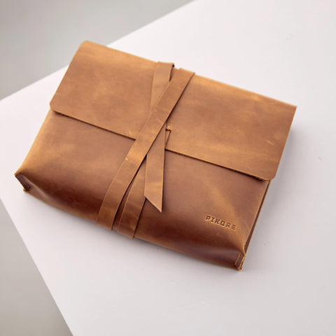 Leather Book Sleeve - Pikore