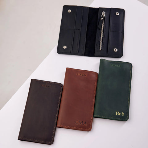 Long Leather Wallet - Pikore