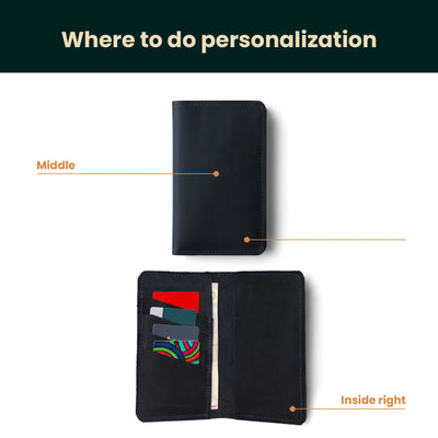 Leather Checkbook Holder